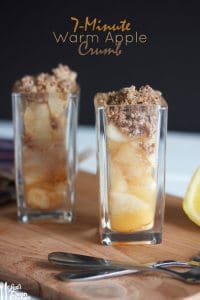 7 Minute Paleo Apple Crumb