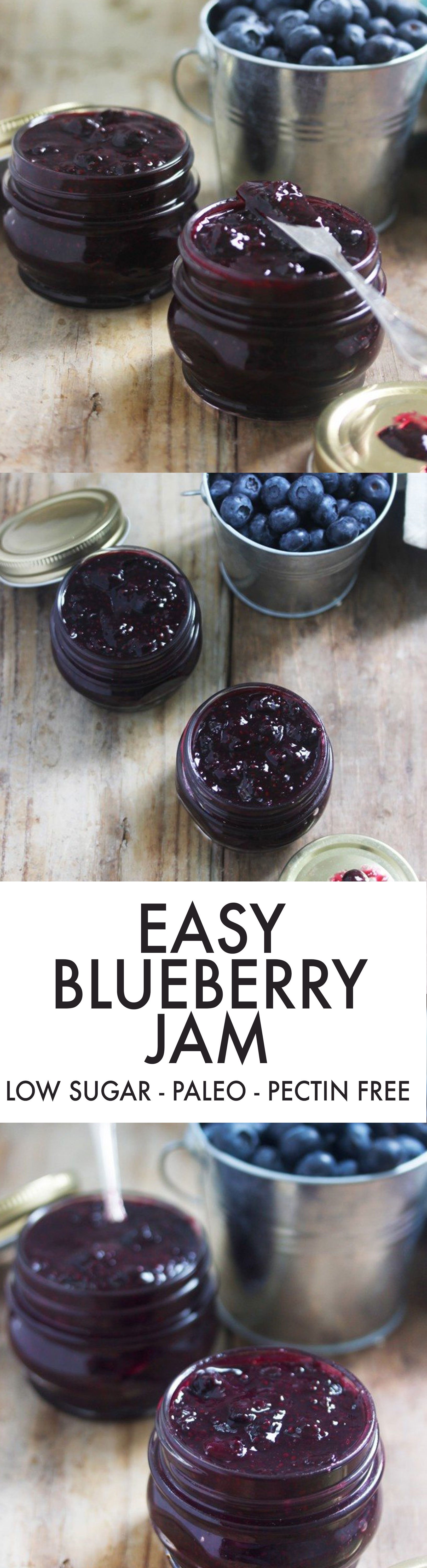 Easy Blueberry Jam Made With Chia Seeds Lexi S Clean Kitchen