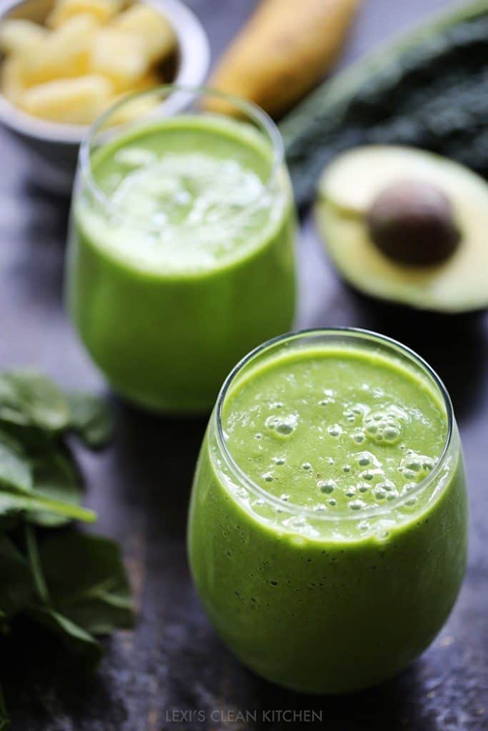 Green summer smoothie