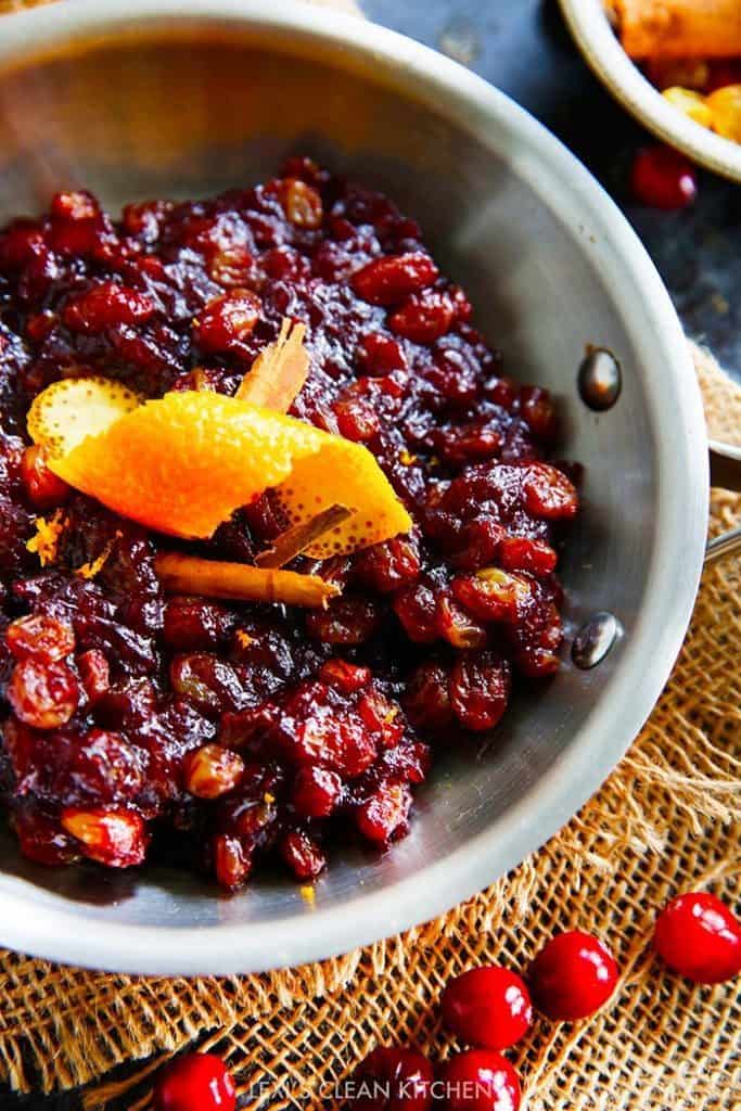 The Best Cranberry Relish In Under 30 Minutes Lexi S Clean Kitchen