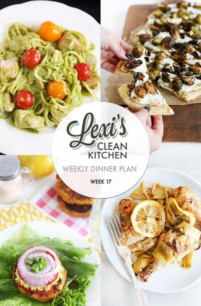 lexi’s weekly dinner plan week 17