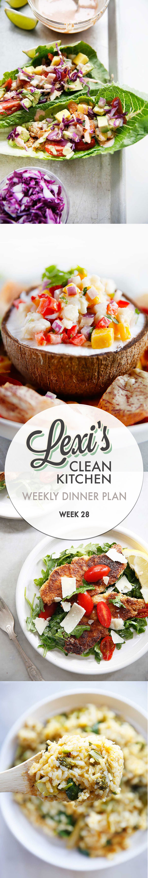 lexi’s weekly dinner plan week 28