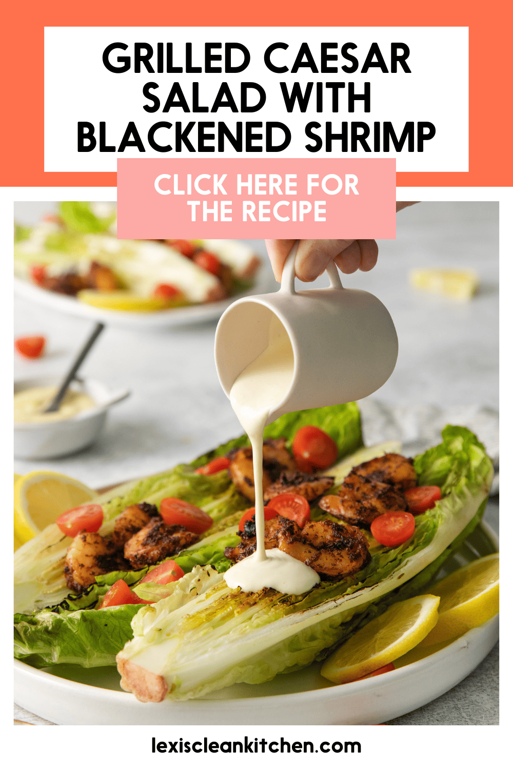 Grilled Caesar Salad With Black Shrimp Story Telling Co