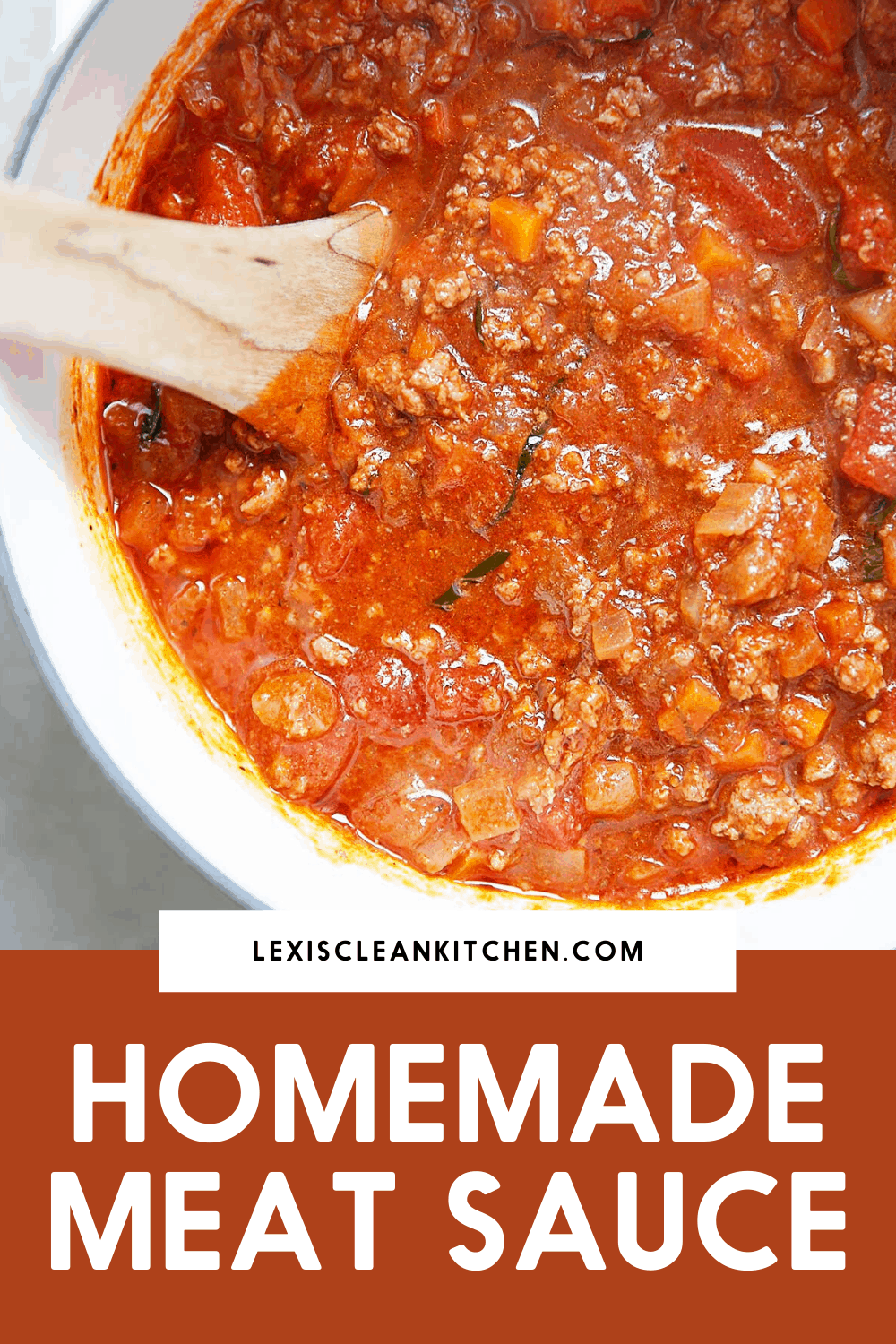 Healthy Homemade Meat Sauce Recipe Lexi S Clean Kitchen