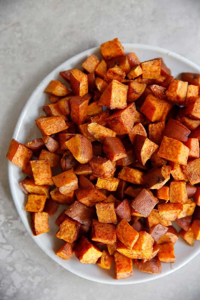Roasted Cinnamon Sweet Potatoes
