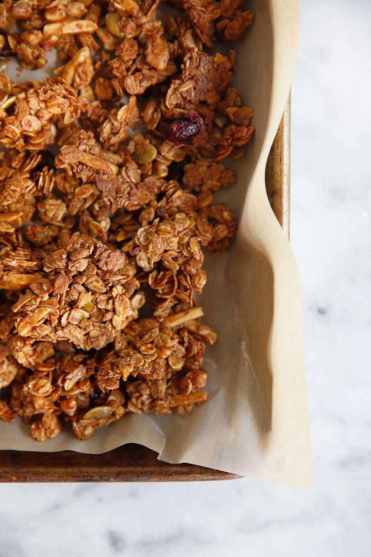 Gluten free granola recipe with honey