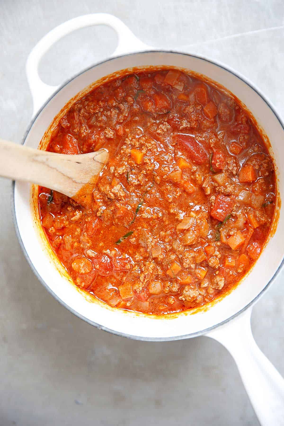 homemade zucchini pasta sauce