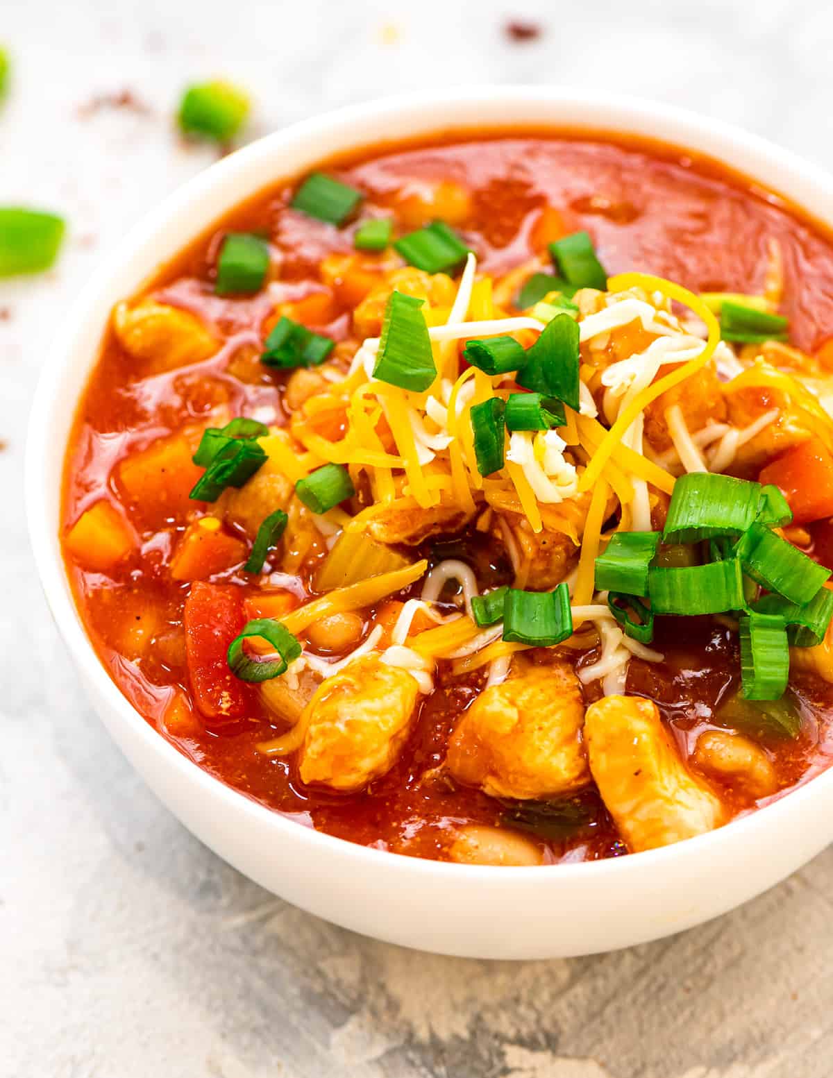 Buffalo Chicken Chili (Instant Pot or Stove Top)