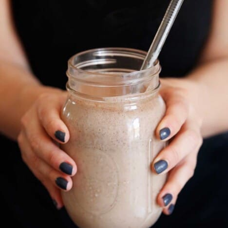 Chocolate Almond Butter Shake {Dairy-free, Paleo-friendly} | Lexi's Clean Kitchen