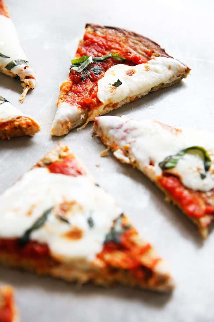 Paleo Eggplant Pizza Crust