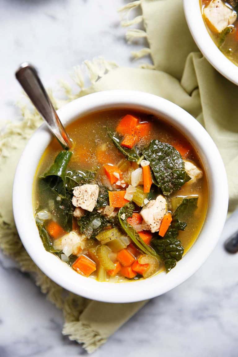 Detox Chicken Kale Soup Recipe Lexi S Clean Kitchen