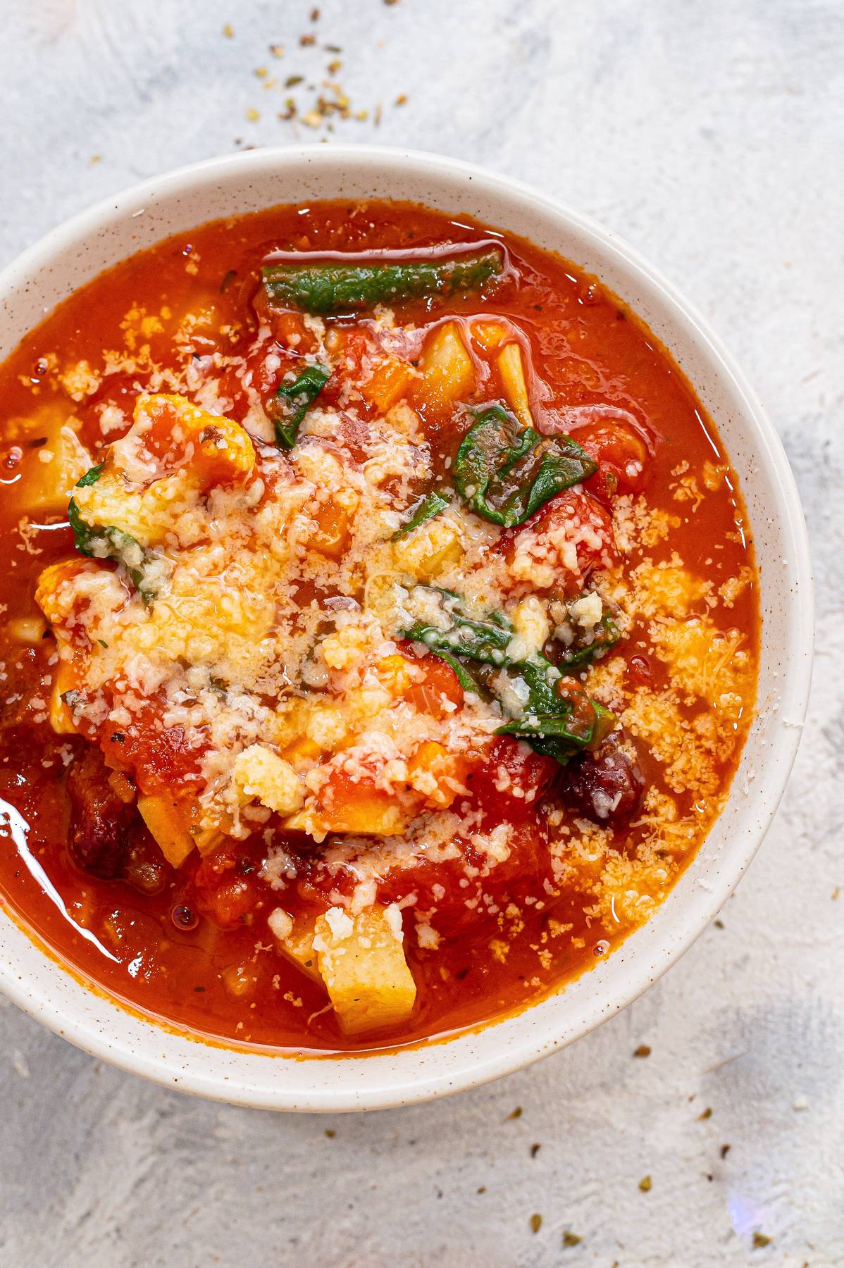 Rustic Tomato Vegetable Soup - Lexi's Clean Kitchen