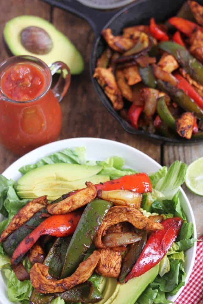 Chicken Fajita Salad