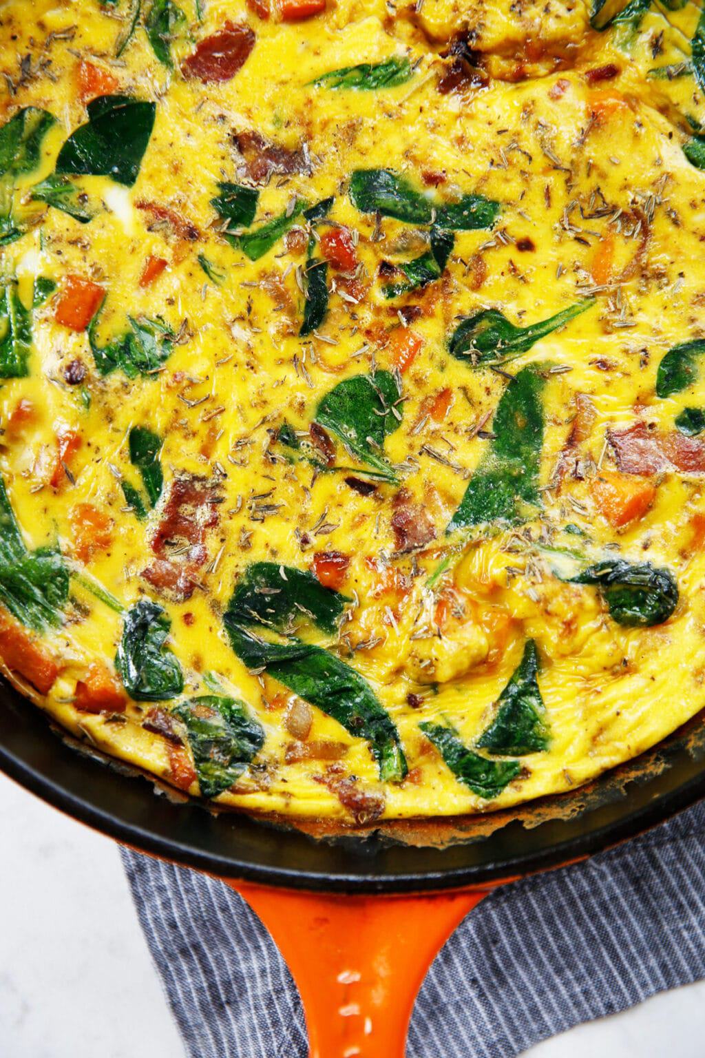 Bacon and Sweet Potato Frittata - Lexi's Clean Kitchen