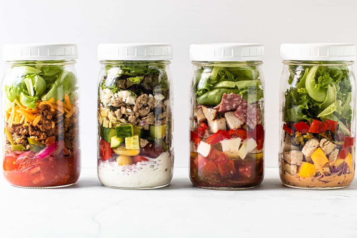 Mason Jar Salads - Lexi's Clean Kitchen