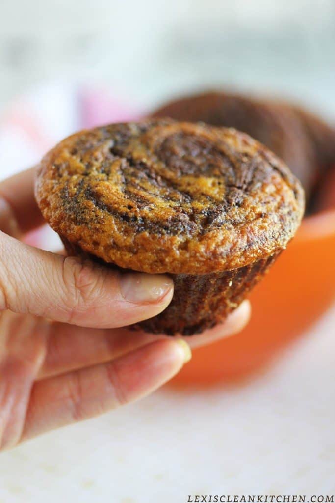 Nutella Swirl Pumpkin Muffin