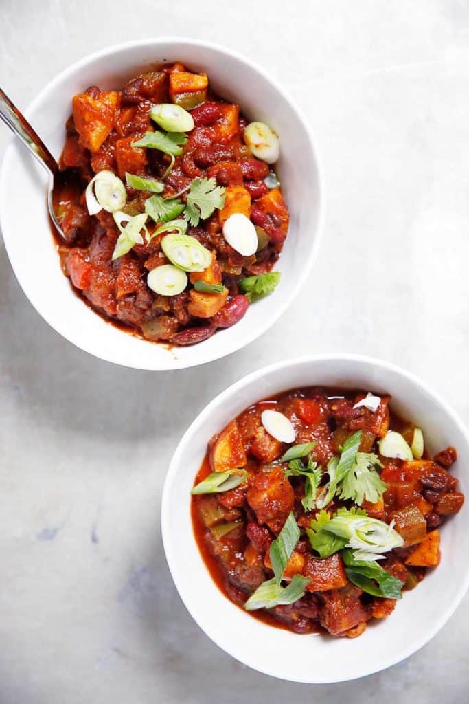 Slow-Cooker Sweet Potato Chili - Lexi's Clean Kitchen