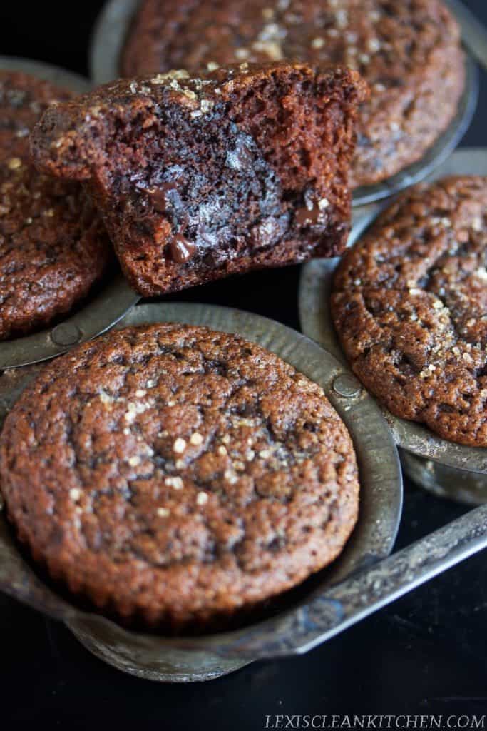 Gluten free chocolate muffins almond flour