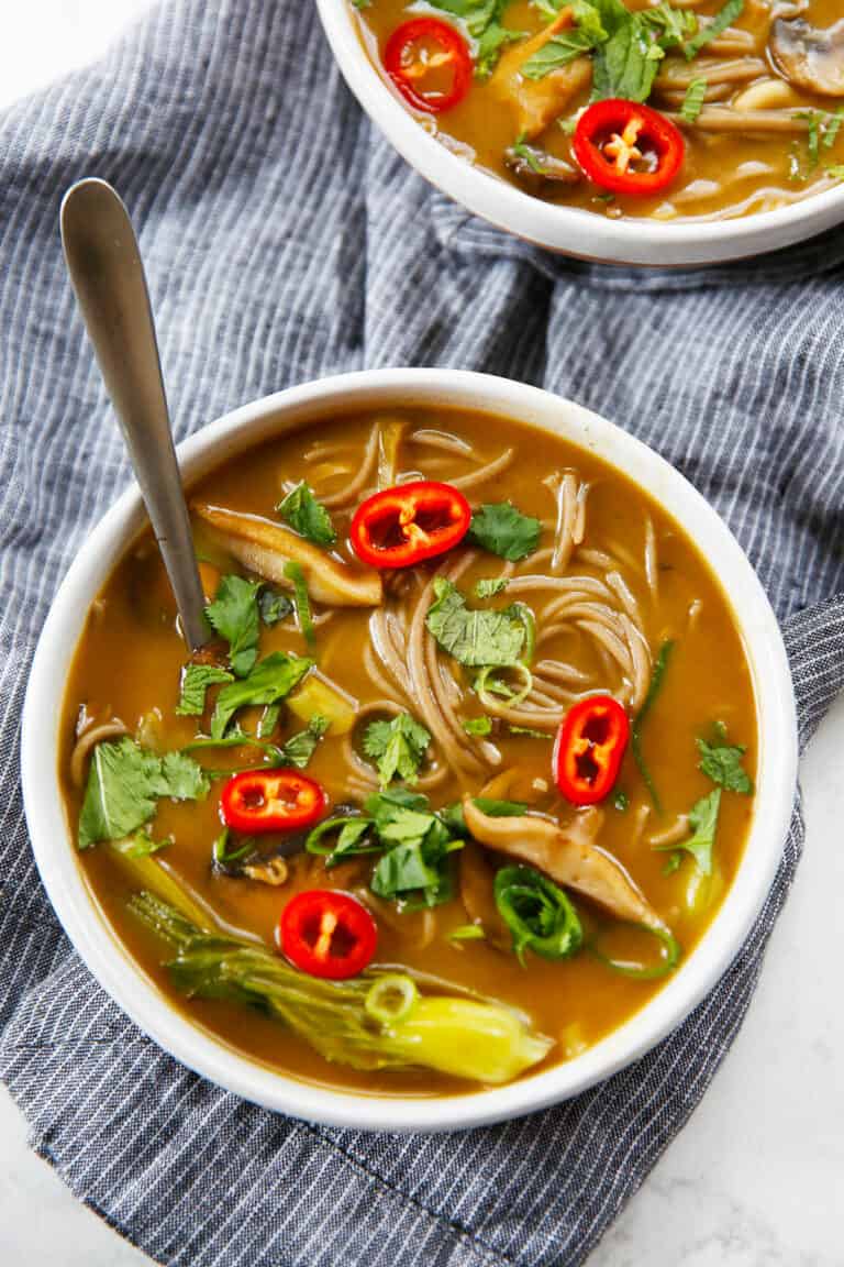 Vegan Spicy Noodle Soup Lexis Clean Kitchen