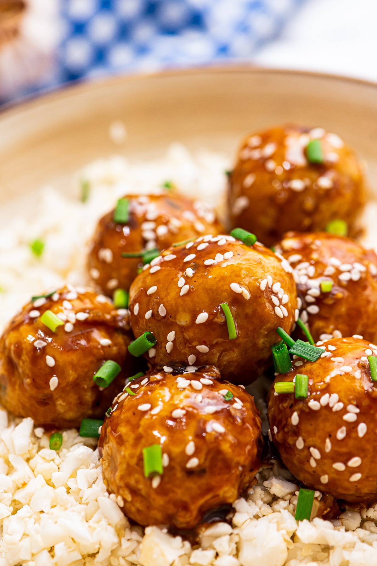 Paleo Sesame Asian Meatballs