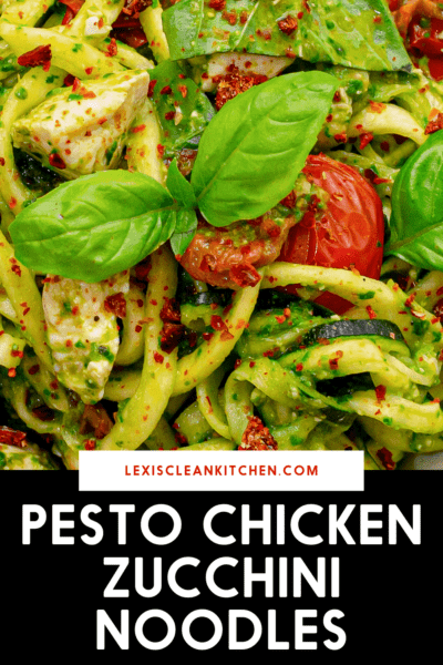 Zucchini Noodles With Pesto - Lexi's Clean Kitchen