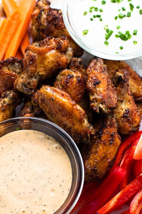 Air Fryer Chicken Wings - Lexi's Clean Kitchen