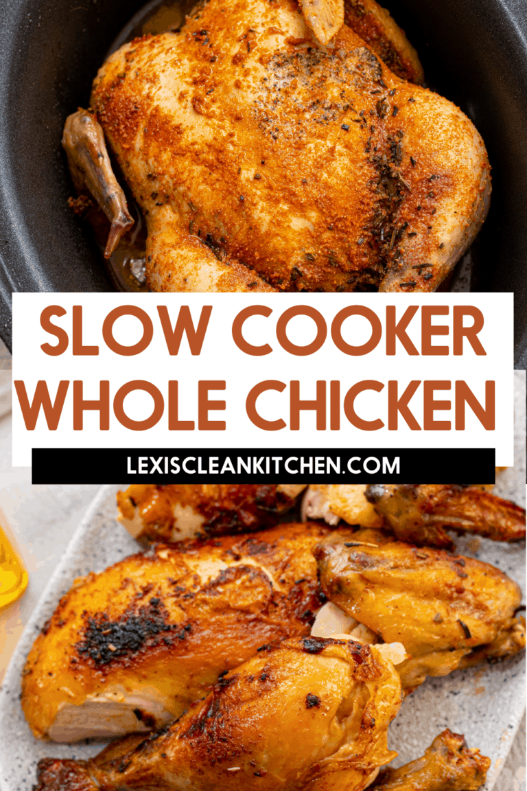 Slow Cooker Whole Chicken - Lexi's Clean Kitchen