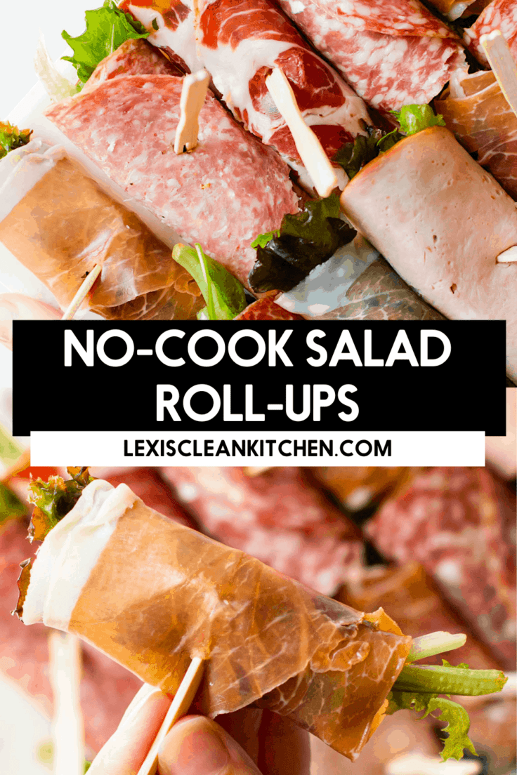 Salad roll ups.