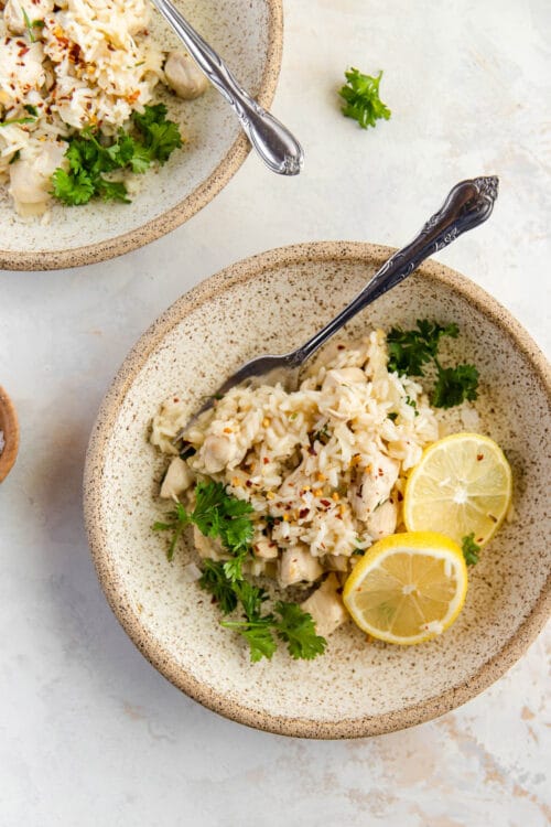 Lemon Chicken and Rice Skillet - Lexi's Clean Kitchen