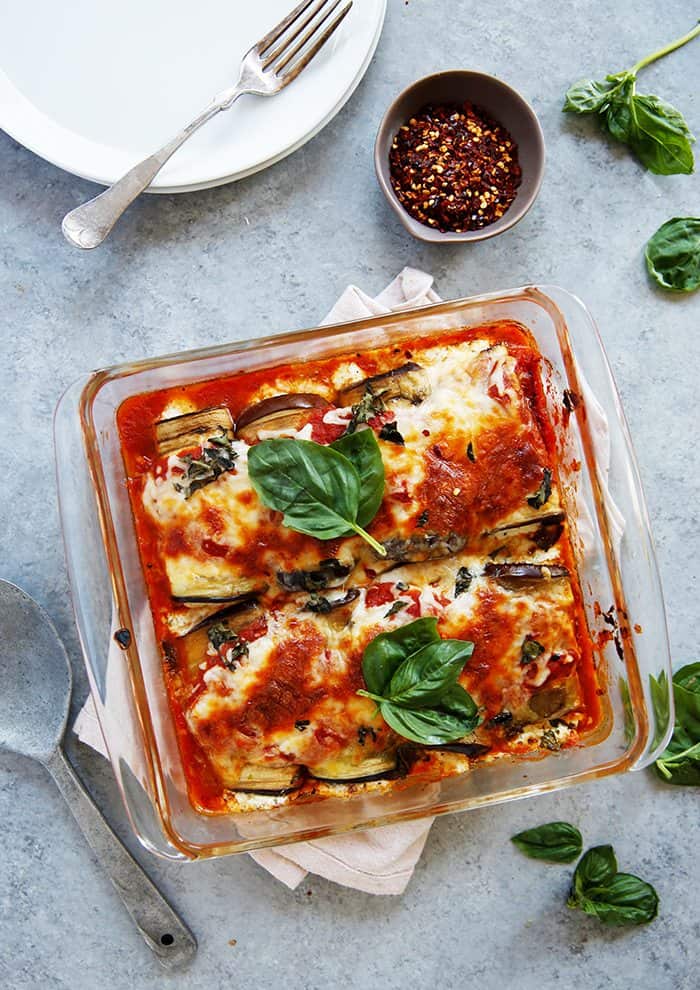 Eggplant Lasagna Rollatini - Lexi's Clean Kitchen
