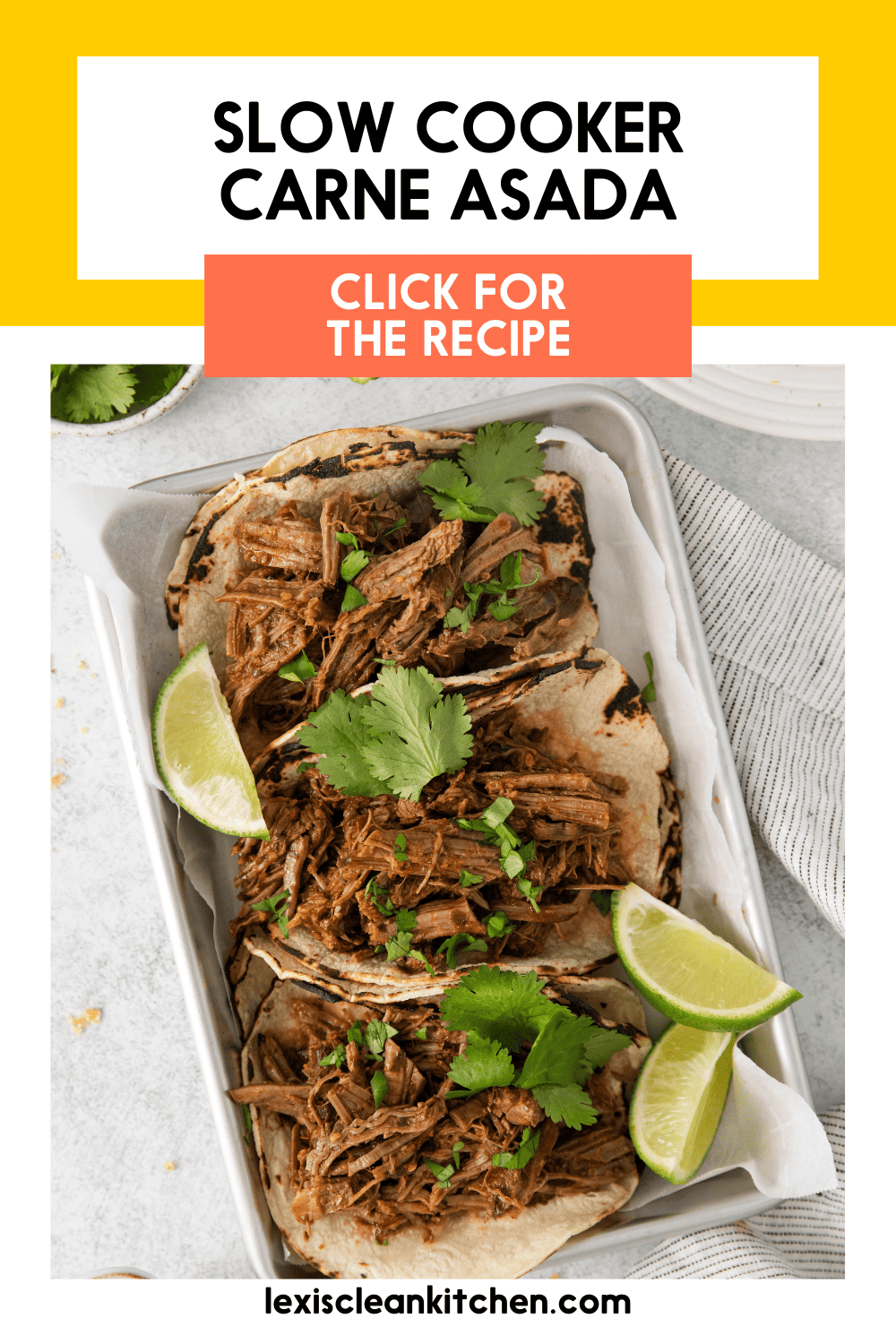 Slow Cooker Carne Asada Lexis Clean Kitchen 5388