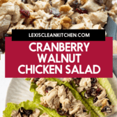 Cranberry Walnut Chicken Salad
