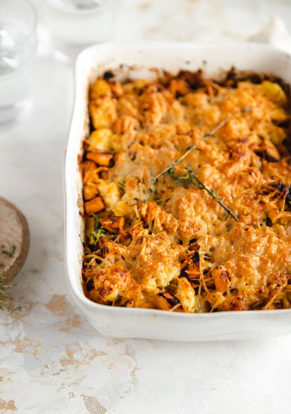 spaghetti squash with pumpkin casserole.