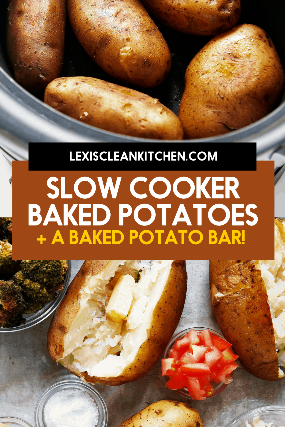 Slow Cooker Baked Potato Bar