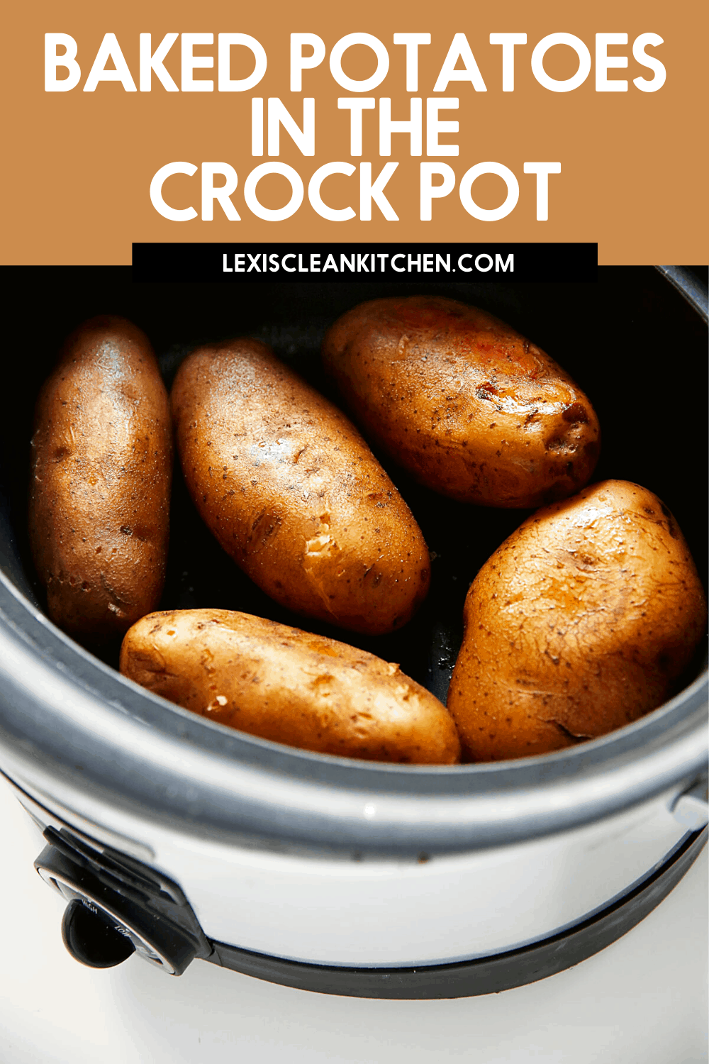 Slow Cooker Baked Potato Bar - Lexi's Clean Kitchen