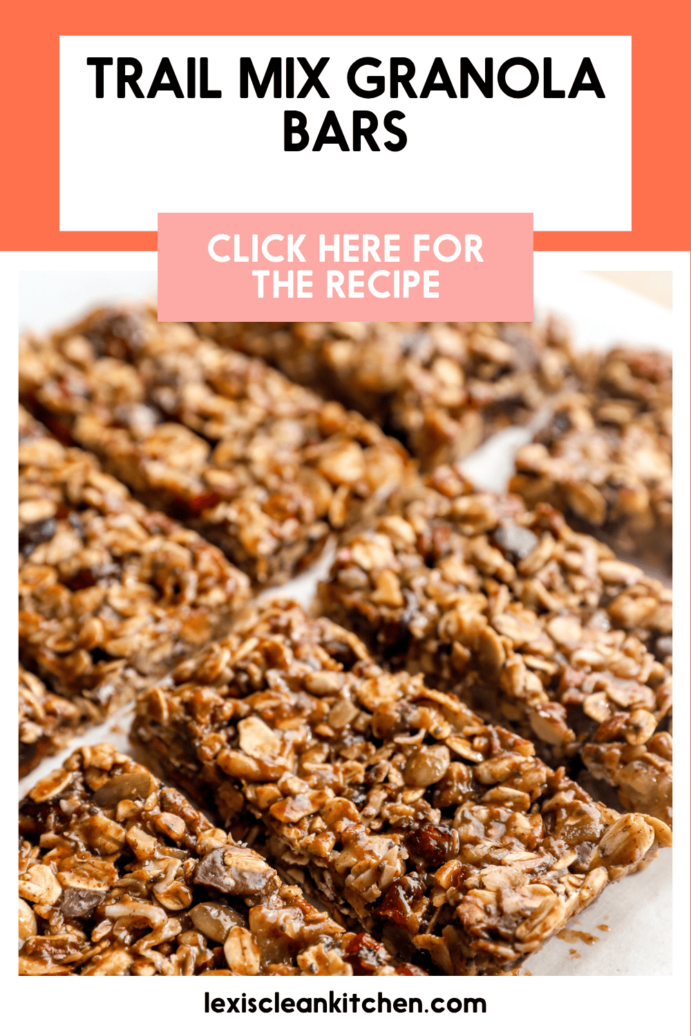 Trail Mix Granola Bars