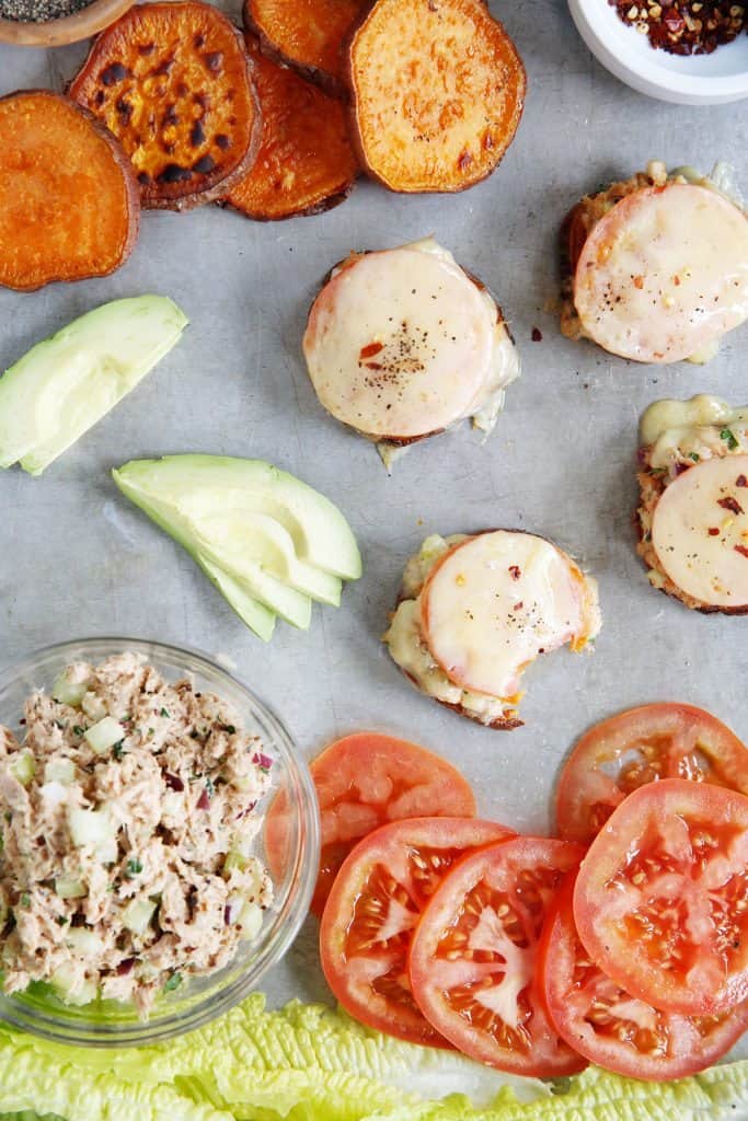 Sweet Potato Tuna Melts