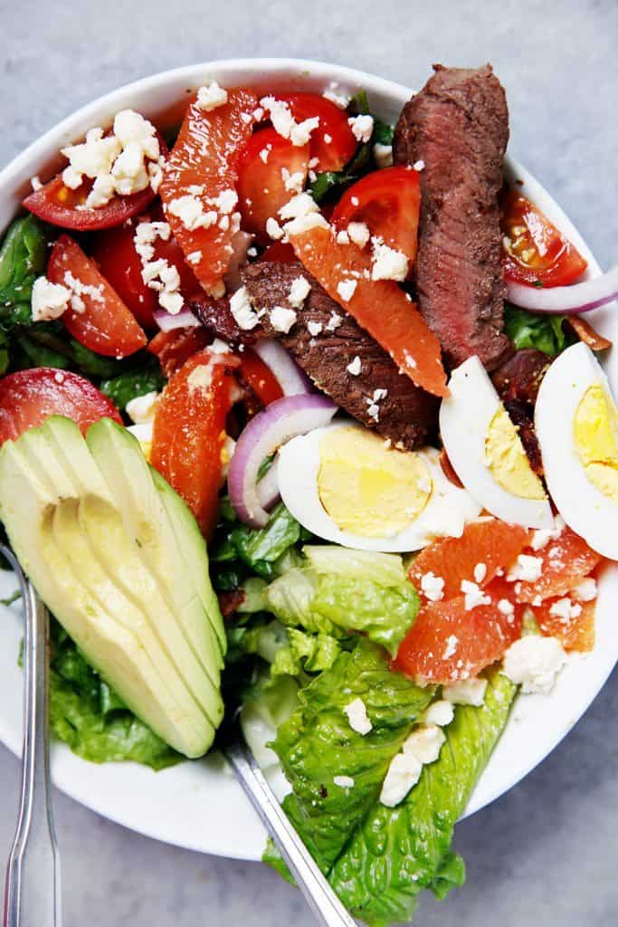 Steak Cobb Salad with Cilantro Vinaigrette