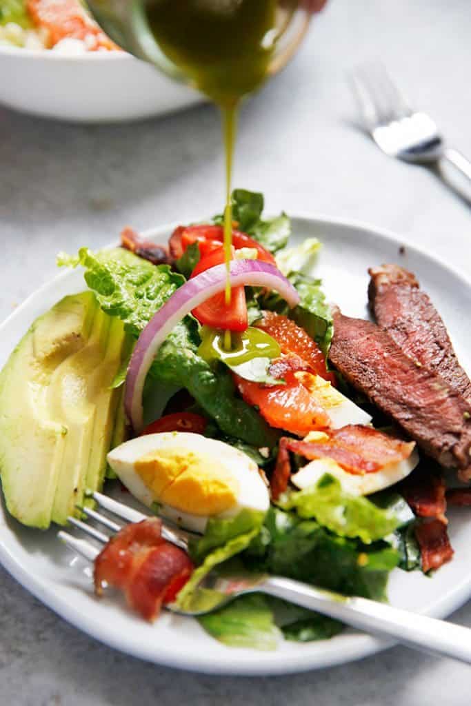 Steak Cobb Salad with Cilantro Vinaigrette