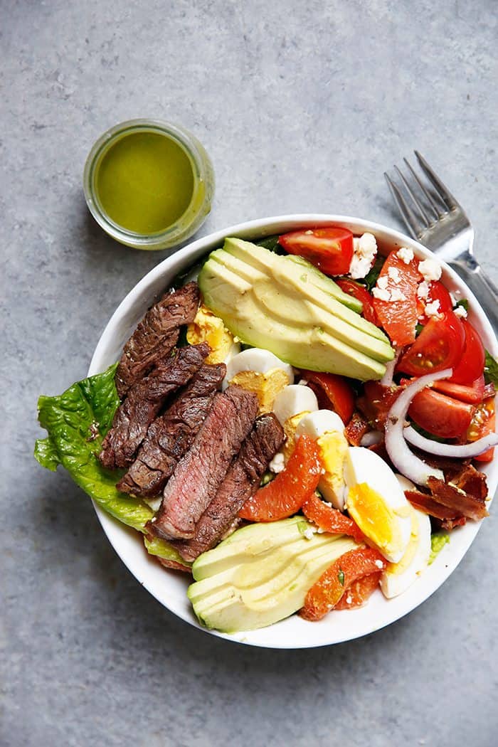 Steak Cobb Salad with Cilantro Vinaigrette