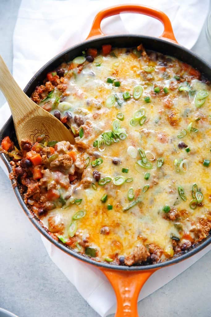 30-Minute Loaded Taco Skillet [VIDEO] - Lexi's Clean Kitchen