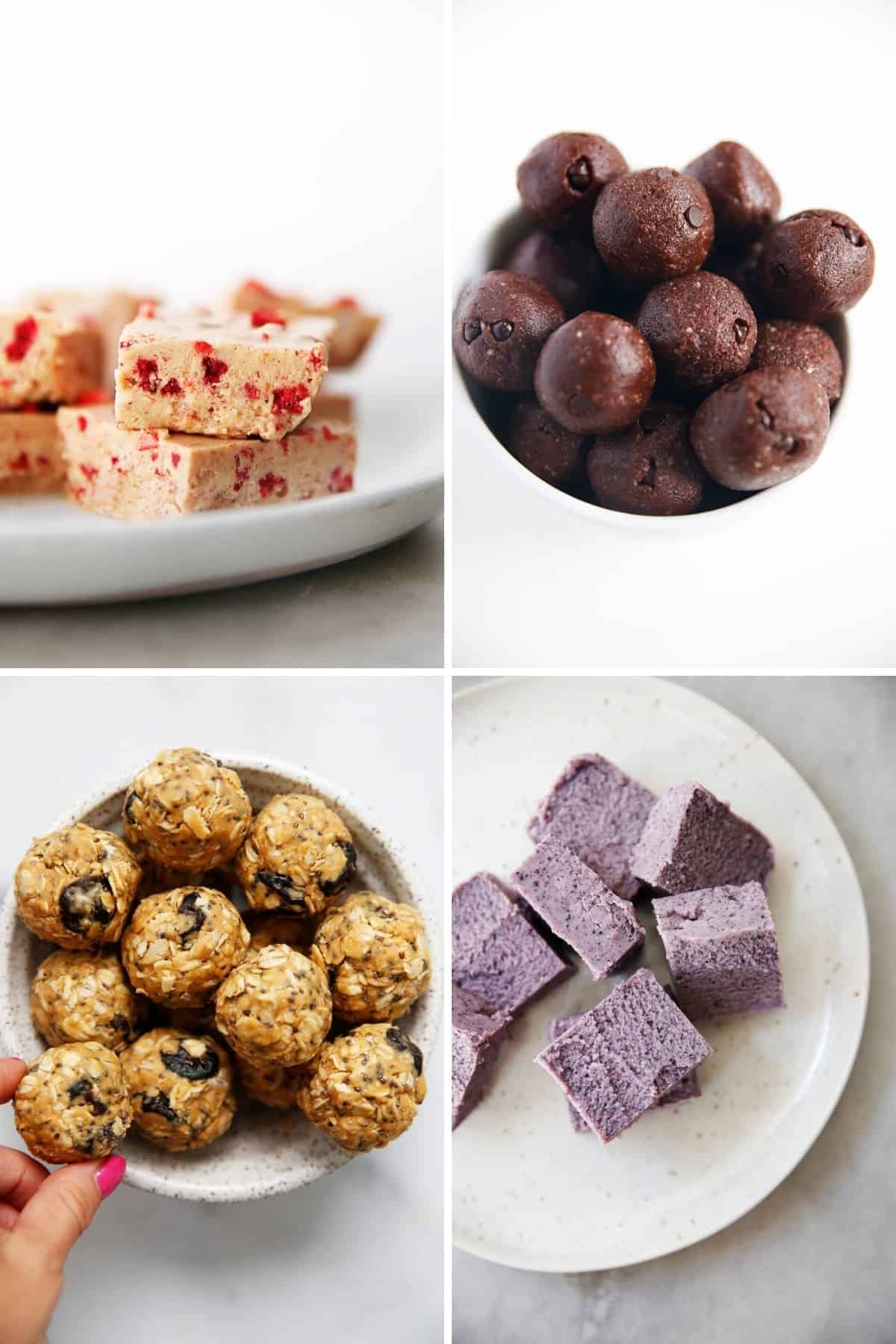 Healthy energy bit snack recipes.