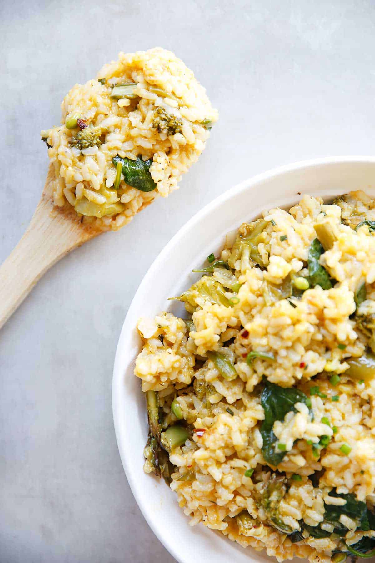 Pressure Cooker Risotto with Lemon, Leeks & Tarragon