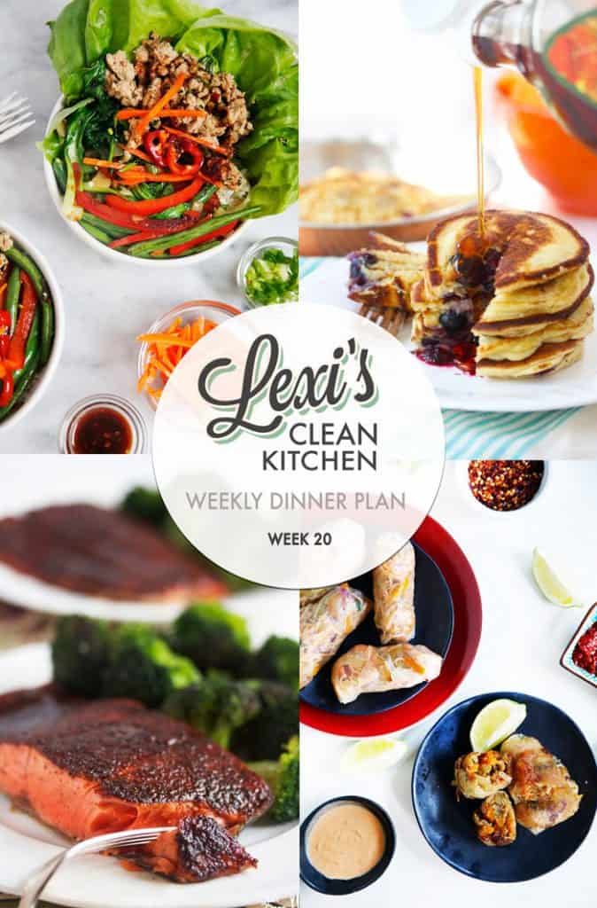 Meal Plan Graphic Week 20 | Lexi's Clean Kitchen