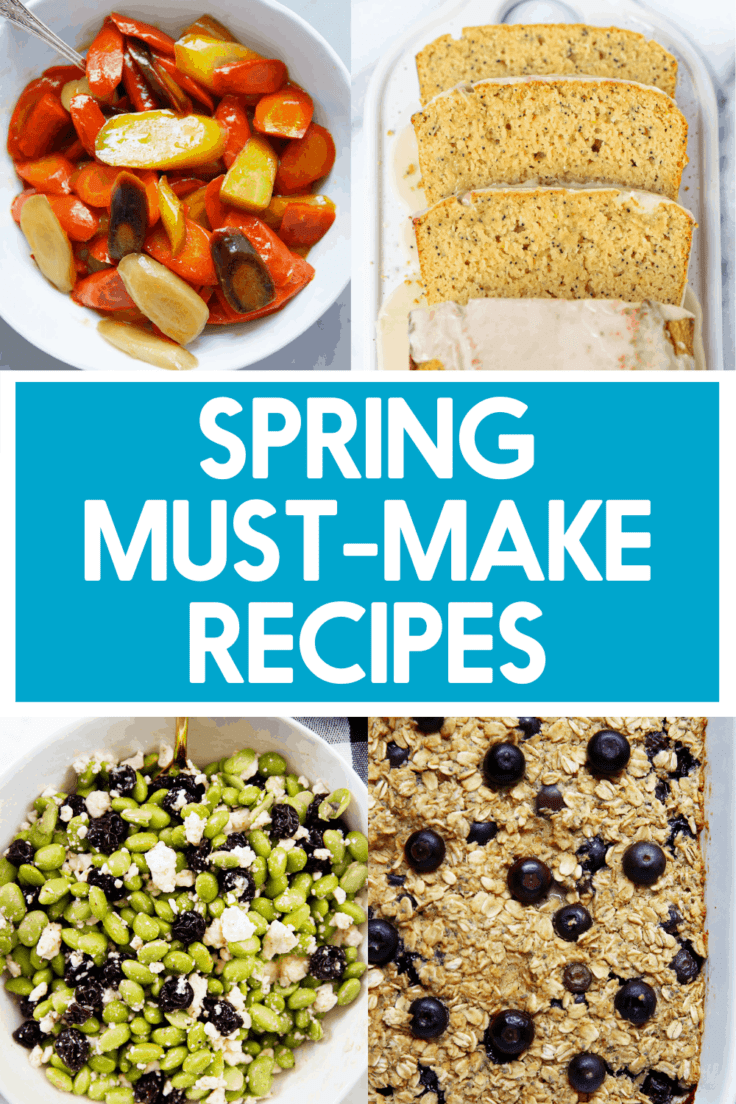 Healthy recipes to make in the spring.
