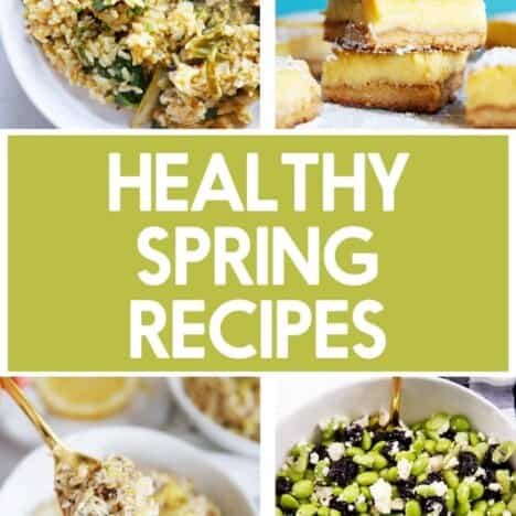 Healthy spring recipes.