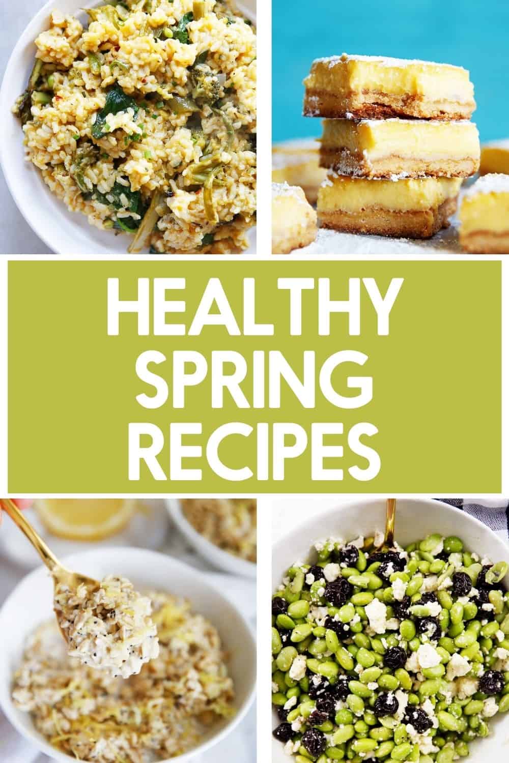 Healthy spring recipes.