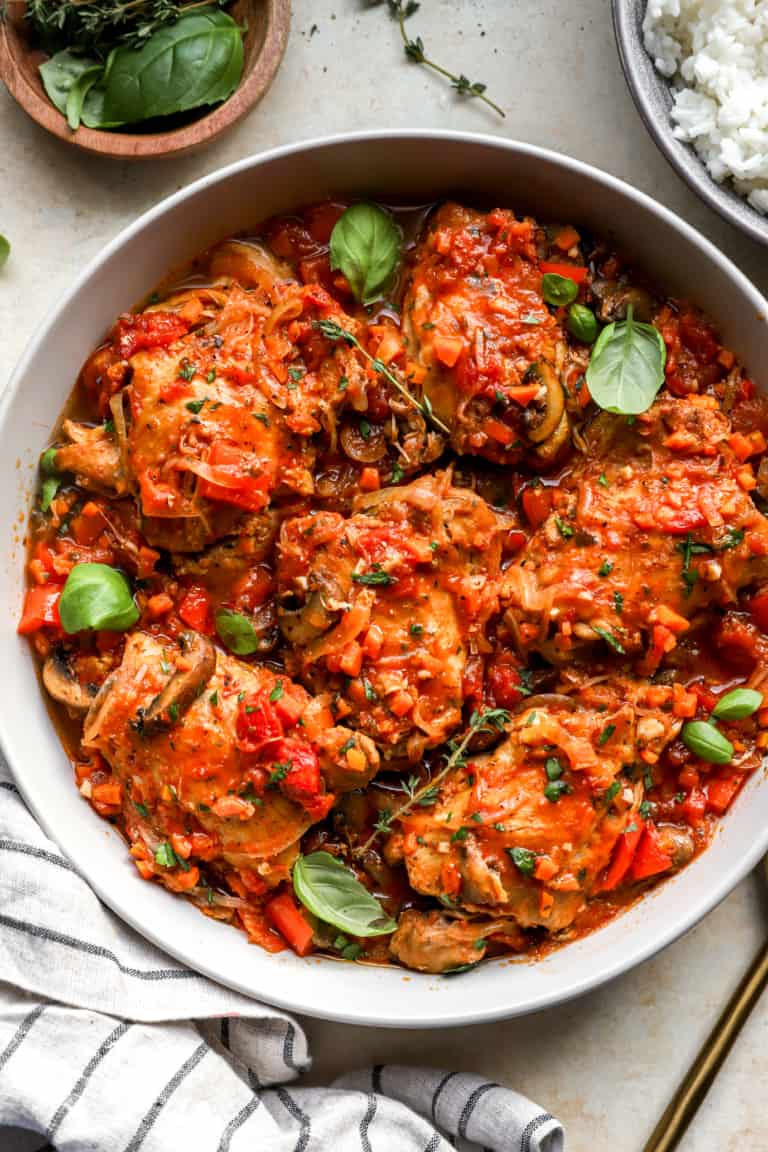 Instant Pot Chicken Cacciatore Recipe