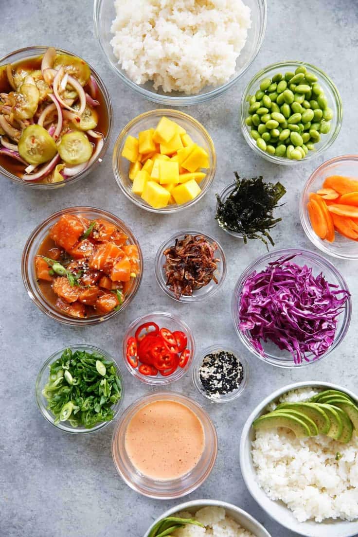 Easy Healthy Poke Bowls At Home - Lexi's Clean Kitchen