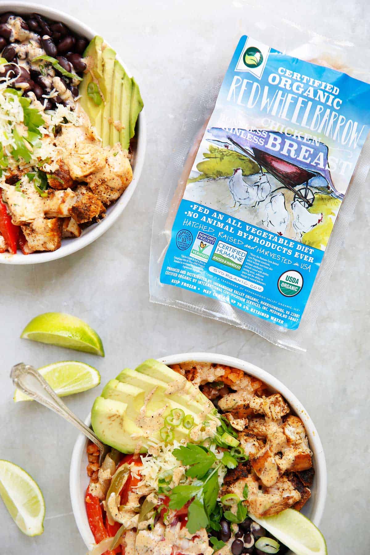 Chicken Burrito Bowl {Low-carb, grain-free, dairy-free}| Lexi's Clean Kitchen